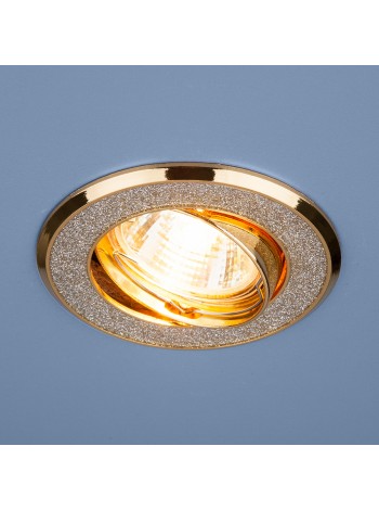 Точечный светильник 611 MR16 SL/GD серебряный блеск/золото Elektrostandard