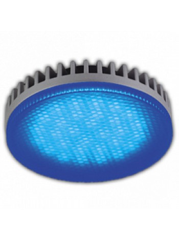 Лампа светодиодная 6,1Вт GX53 Tablet матовая 220В таблетка синий T5TB61ELC ECOLA