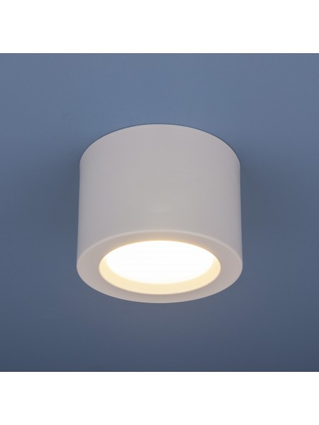 Накладной потолочный  светодиодный светильник DLR026 6W 4200K белый матовый Elektrostandard
