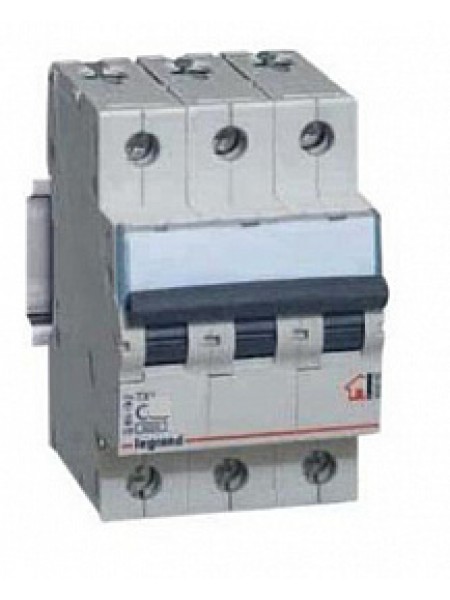 Автоматический выключатель модульный Legrand TX3 3п 50А C 6кA (403949)
