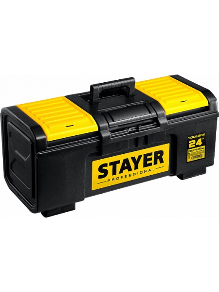 Ящик для инструмента TOOLBOX-24 пластиковый, STAYER Professional 38167-24