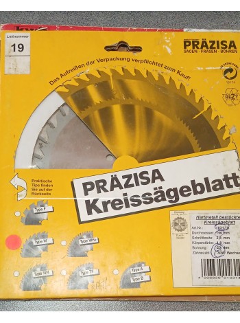 Диск пильный 150x20,30 COMET PRAZISA Hartmetall-Kreissageblatt 1031